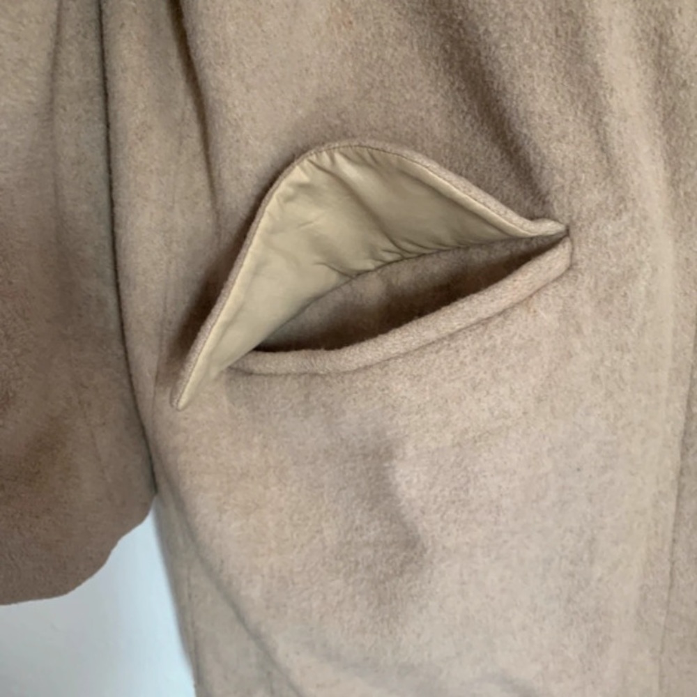 House of Fraser size 10 beige wool blend jacket / coat - Picture 4 of 7